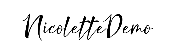 NicoletteDemo  font caratteri gratis