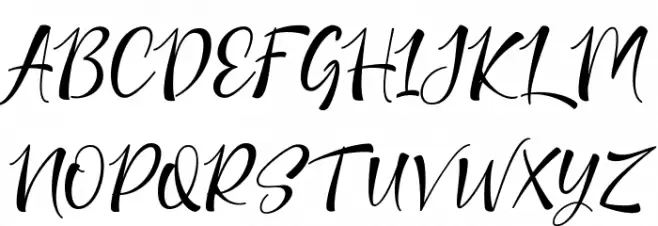 NicoletteDemo フォント 大文字