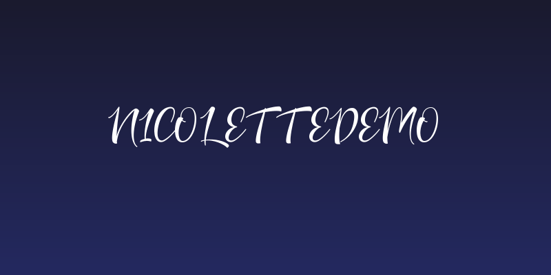 NicoletteDemo Social Header