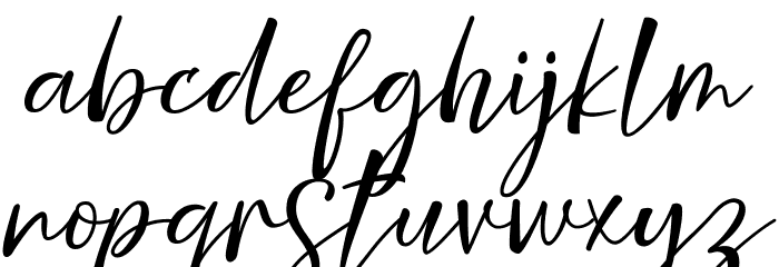 NicoletteDemo Font LOWERCASE