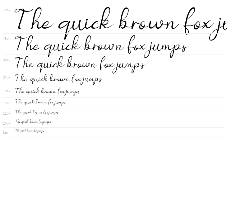 Nicollia DEMO Italic Waterfall