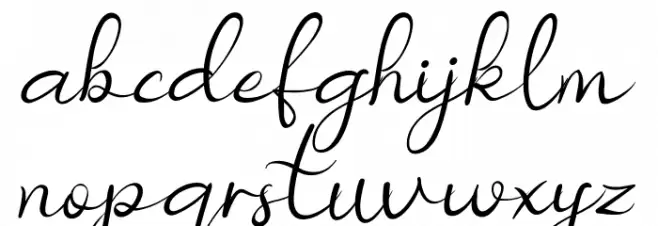 Nicollia DEMO Italic फ़ॉन्ट लोअरकेस