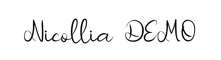 Nicollia DEMO  免费字体下载