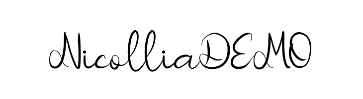 Nicollia DEMO  baixar fontes gratis