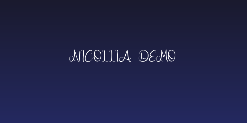 Nicollia DEMO Social Header