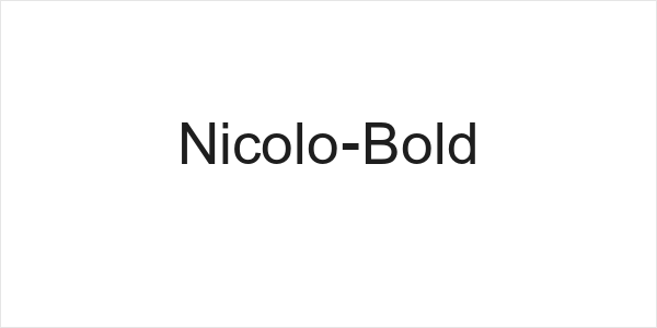 Nicolo-Bold Logo