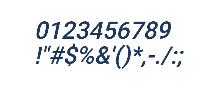 Nicolo-Italic Other Characters
