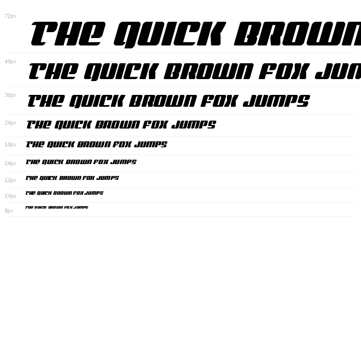 Nicomedia Italic Waterfall