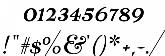 Niconne Font OTHER CHARS