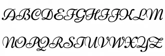 Niconne Schriftart Groß