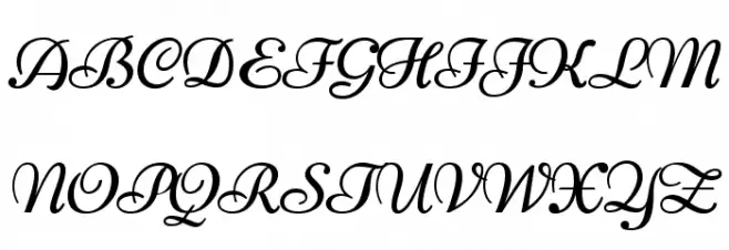 Niconne Schriftart Groß