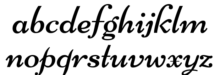 Niconne Font LOWERCASE