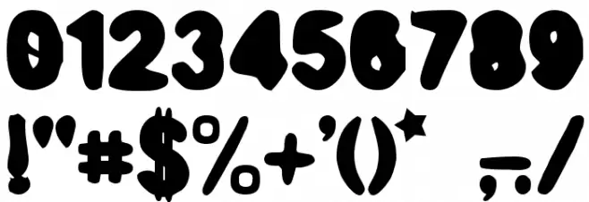 Nicotine Font OTHER CHARS