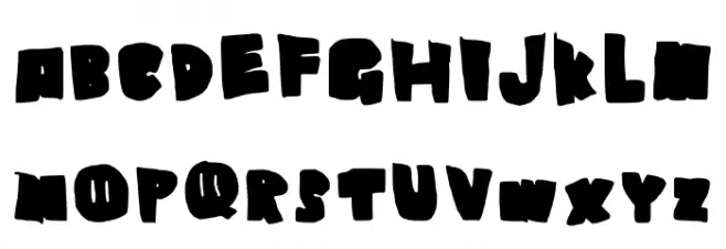 Nictown Regular Schriftart Groß