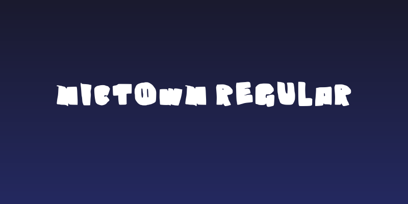 Nictown Regular Social Header