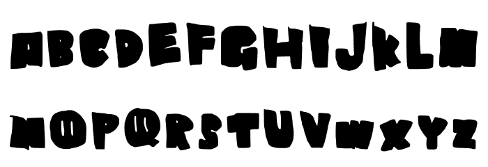 Nictown Regular Font LOWERCASE