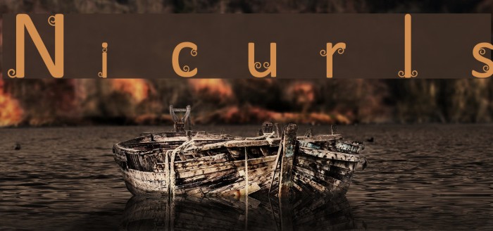 Nicurls Font examples