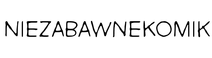 Nie Zabawne Komik Font