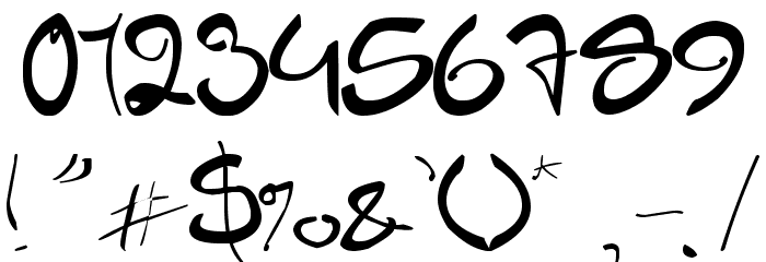 Nieknique Font OTHER CHARS