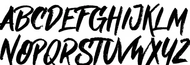 Nielsen DEMO Font Litere mari