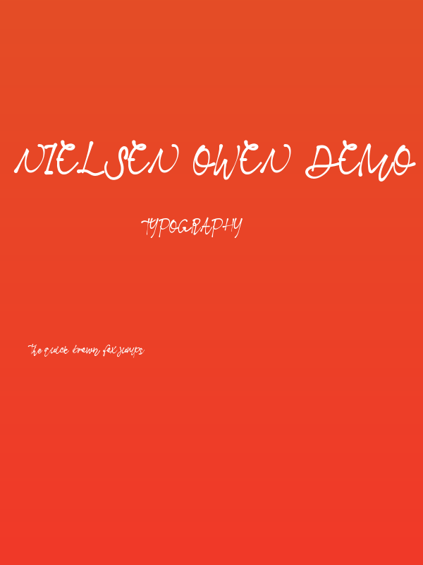 Nielsen Owen Demo Script Poster