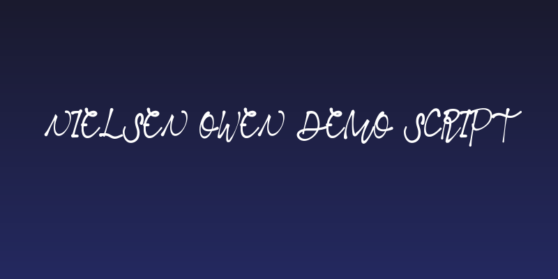 Nielsen Owen Demo Script Social Header