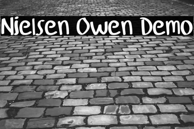 Nielsen Owen Demo Font examples