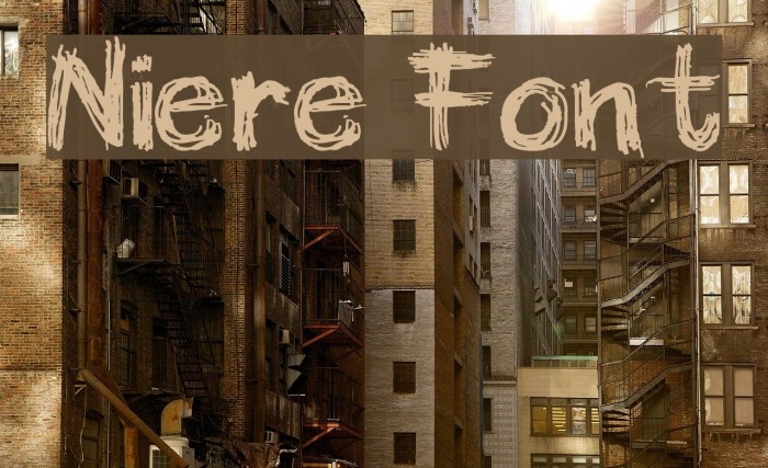 Niere Font examples