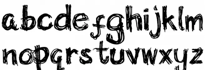 Niere Caratteri MINUSCOLO