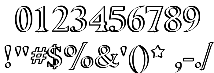 Niew CroMagnon Callig Font OTHER CHARS