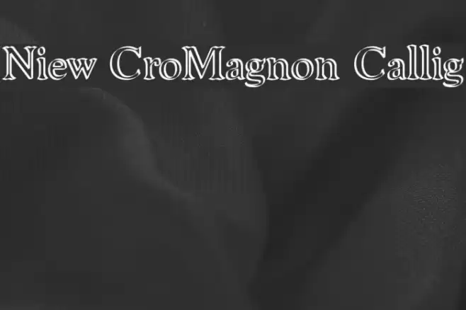 Niew CroMagnon Callig Polices examples