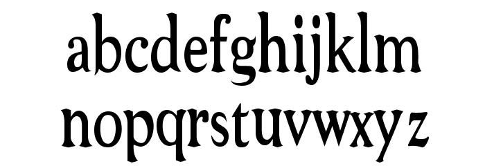 Niew CroMagnon Narrow Font LOWERCASE