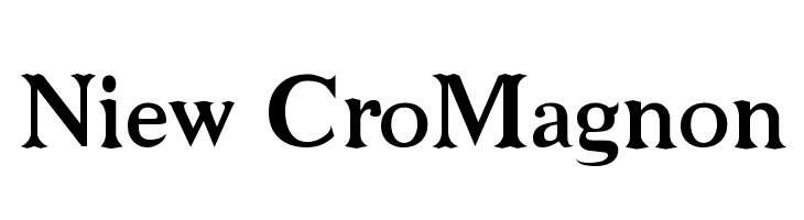 Niew CroMagnon  Frei Schriftart Herunterladen