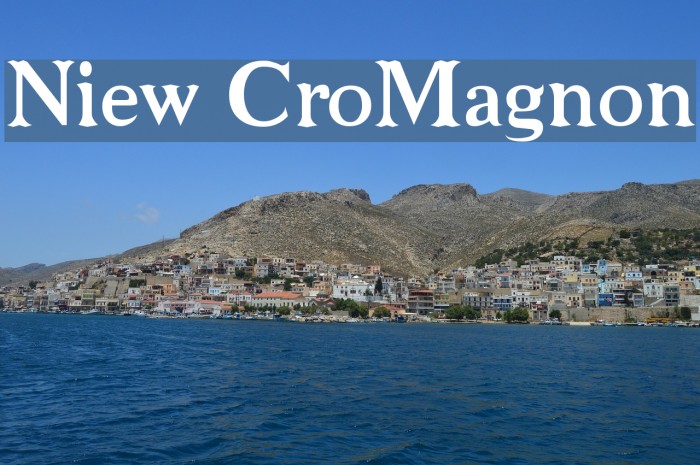 Niew CroMagnon Font examples