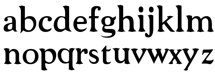 Niew CroMagnon Font LOWERCASE