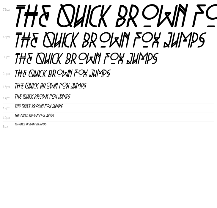 Niewe-BoldItalic Waterfall