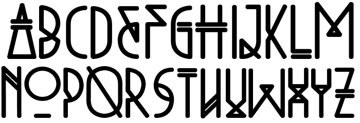 Niewe-Bold Font LOWERCASE