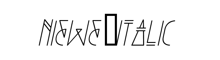 Niewe-Italic  Free Fonts Download