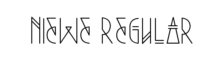 Niewe-Regular  免费字体下载