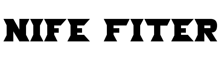 Nife Fiter  Free Fonts Download