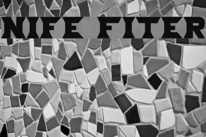 Nife Fiter Font examples