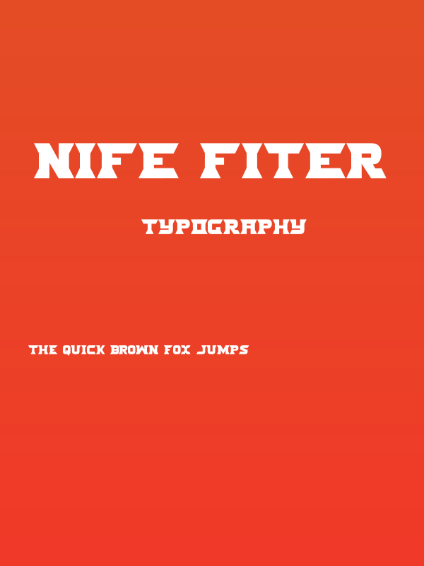 Nife Fiter Poster