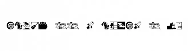 Nifty 50's Icons 1 JL  Frei Schriftart Herunterladen
