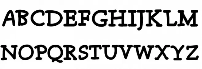 NiftyNotetaker Schriftart Groß