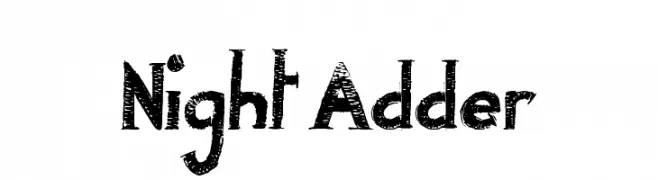 Night Adder  baixar fontes gratis