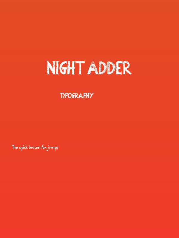 Night Adder Poster