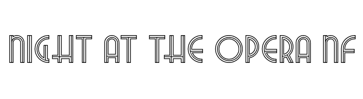 Night At The Opera NF Font