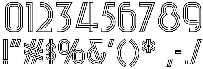 Night At The Opera NF Font OTHER CHARS
