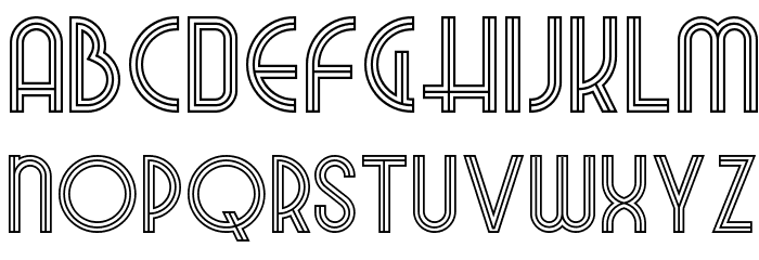 Night At The Opera NF Font LOWERCASE