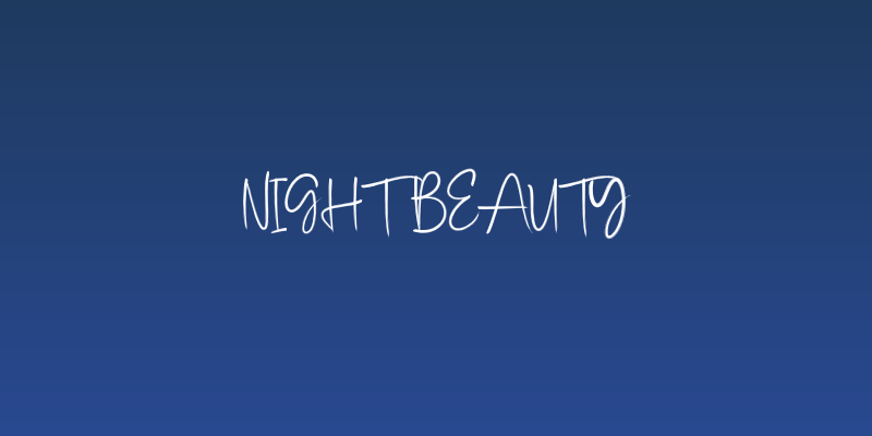 Night Beauty Social Header